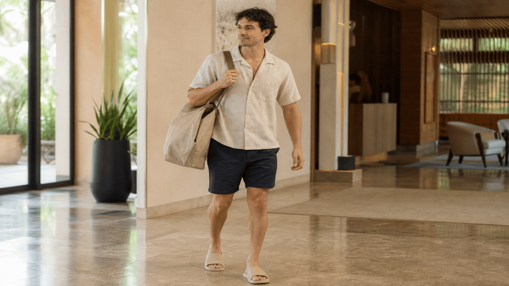 Roomy Beach Slides for Travel Days | Cloud Slides
