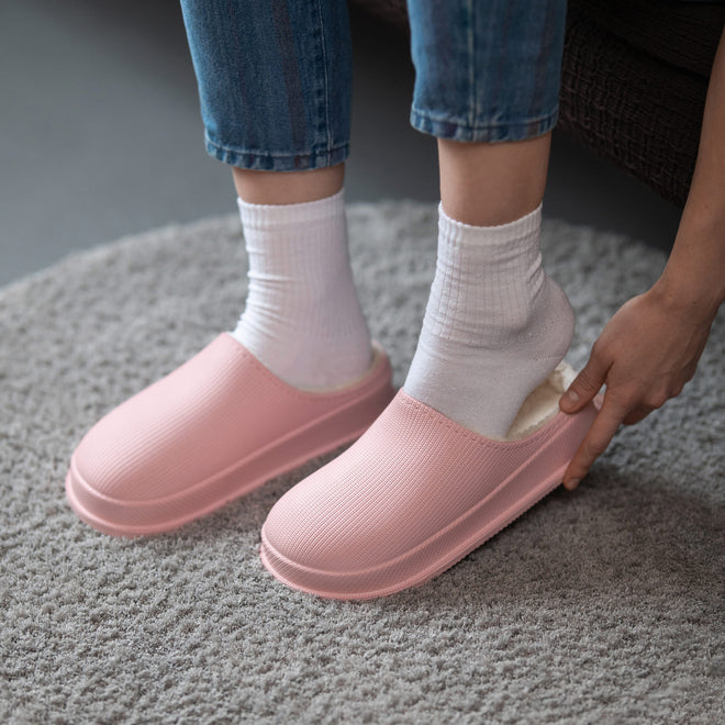 Cloud Slides - Men's Cozy Fur-Lined Clogs