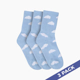 Cloud Slides - 3 Pairs Socks
