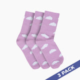 Cloud Slides - 3 Pairs Socks